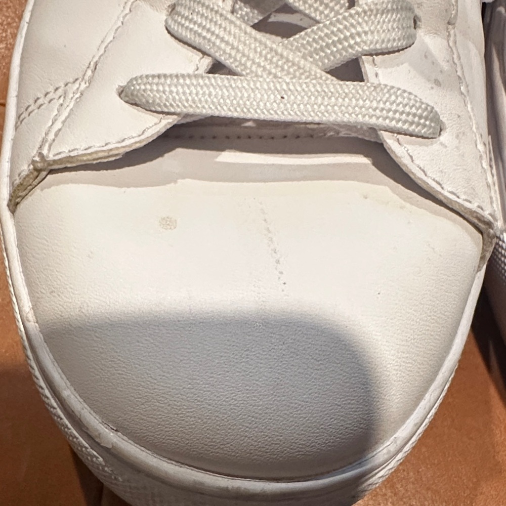 Tommy Hilfiger Men's Classic White Sneakers - Picture 9 of 13